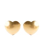 Emily Westwood Cercei in forma de inima - placati cu aur de 18K