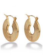 Emily Westwood Cercei placati cu aur de 18K cu forma rotunda - Auriu