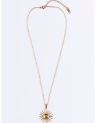Emily Westwood Colier de otel inoxidabil placat cu aur de 18K - Auriu