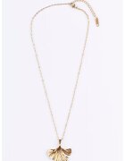 Emily Westwood Colier placat cu aur de 18K cu pandantiv - Auriu
