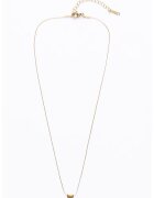 Emily Westwood Colier placat cu aur de 18K si inima - Auriu