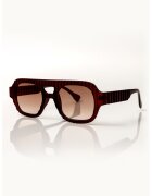 Emily Westwood Ochelari de soare aviator cu lentile in degrade - Maro inchis