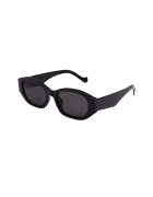 Emily Westwood Ochelari de soare cu lentile ovale Ariana - Negru