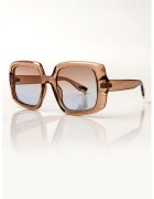 Emily Westwood Ochelari de soare patrati cu lentile in degrade Natalie - Maro deschis