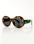 Emily Westwood Ochelari de soare rotunzi Ellie - Verde/Negru