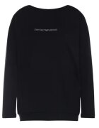 Emporio Armani Bluzon din bumbac cu logo -