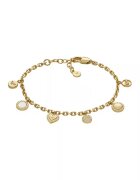 Emporio Armani Bratara ajustabila cu cristale - Auriu