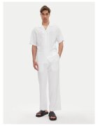 Emporio Armani Camasa barbati alb - bumbac