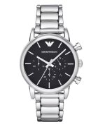 Emporio Armani Ceas cronograf argintiu