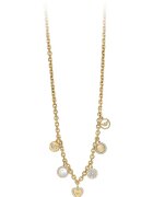 Emporio Armani Colier cu cristale - Auriu