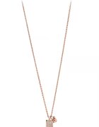 Emporio Armani Colier cu pandantive decorate cu zirconia - Bronz
