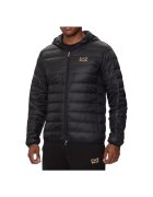 Emporio Armani Geaca EA7 Core Identity Packable Down Hood 38267 - Auriu/Negru