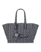 Emporio Armani Geanta dama model chei - 63% bumbac - 37% poliester - 46x28x13cm
