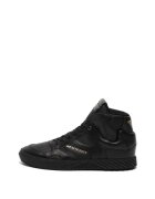 Emporio Armani Pantofi sport mid-high de piele ecologica si material textil