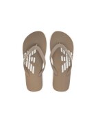 Emporio Armani Papuci flip-flop unisex XVQS08 XN746 - Sintetic - Bej - Bej