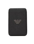 Emporio Armani Portofel barbati - etui pentru carduri - piele ecologica - negru