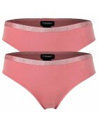 Emporio Armani Set de chiloti cu banda logo in talie Essential 17559 - 2 perechi - Roz