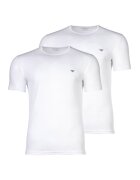 Emporio Armani Set de tricouri cu logo - 2 piese - Alb