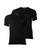 Emporio Armani Set de tricouri de bumbac cu logo - 2 piese - Negru