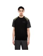 Emporio Armani Tricou EA7 ASV Athletic Color Block 47996 - Negru