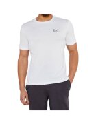 Emporio Armani Tricou EA7 Train Logo Series 40714 - Alb/Gri