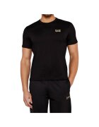 Emporio Armani Tricou EA7 Train Logo Series 40725 - Auriu/Negru