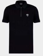 Emporio Armani Tricou regular fit cu fenta cu fermoar -