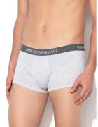 Emporio Armani Underwear Set de boxeri cu banda elastica in talie - cu logo - 3 perechi - Negru/Gri deschis melange/Bleumarin