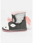 Emu Cizme joase din piele intoarsa cu model unicorn Pegasus - Gri inchis