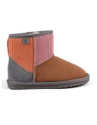 Emu Ghete colorblock - Gri deschis/Caramel/Roz prafuit