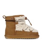 Emu Ghete slip-on de piele intoarsa cu garnituri de lana Mauboy - Caramel