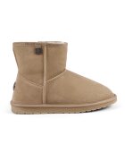 Emu Ghete slip-on de piele intoarsa cu logo discret - Bej deschis