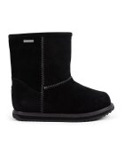 Emu Ghete slip-on impermeabile de piele intoarsa - Negru
