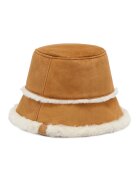 Emu Palarie bucket reversibila - Maro cognac/Alb murdar