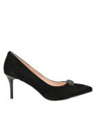 Epica Pantofi eleganti - dama - JI70005A negru - piele intoarsa - cu toc - Negru