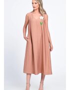 Eranthe Rochie Dama - V-Neckline V323P - cu Pictura Realizata Manual