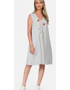 Eranthe Rochie Dama - V-Neckline V341 - cu Pictura Realizata Manual