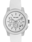 Escape Ceas barbatesc model ECP10675 - curea din silicon - alb - 46mm - rezistenta la apa 5 ATM