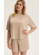 Esotiq Bluza dama maneca scurta Ruth 2 - Bej
