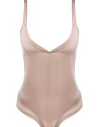Esotiq Body dama Silhouette - bej - material neted - poliamida - pentru femei