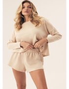 Esotiq Costum Ros bej deschis melange - Bej deschis melange