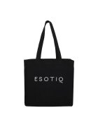 Esotiq Geanta shopper din panza - Canvas One Size - Negru