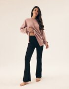 Esotiq Pantaloni dama negru - bumbac - fara inchidere