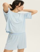 Esotiq Pantaloni scurti Ruth Albastru deschis - Albastru deschis