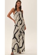Esotiq Pijama dama Joya Alb-negru