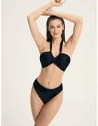 Esotiq Sutien top push-up bandeau Negru Truffle - Negru
