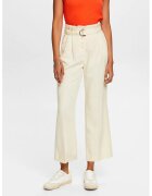 ESPRIT Pantaloni crop cu nasturi - Crem