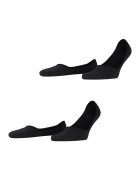 ESPRIT Set de sosete foarte scurte din amestec de bumbac organic - 2 perechi - Negru