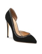 Eva Longoria Pantofi cu toc dama - 302054251 - Piele naturala - Negru - Negru