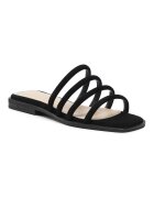 Eva Longoria Papuci flip-flop dama - 300118153 - Piele naturala - Negru - Negru